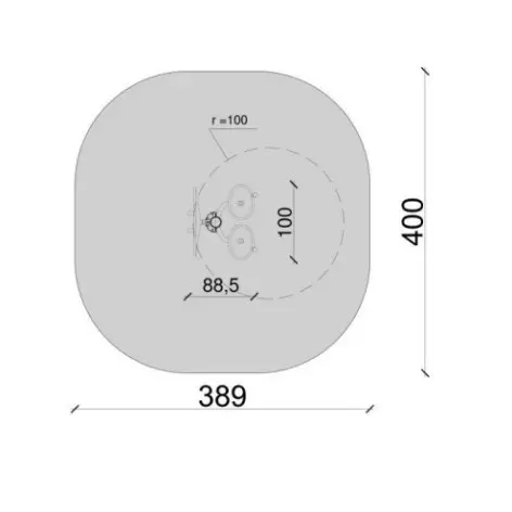 Agrès de musculation Tai Chi pour espace de fitness en extérieur - vue 3