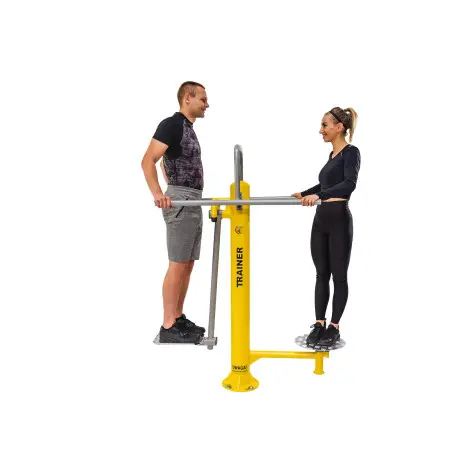 Double agrès de fitness pour obliques en plein air - vue 2