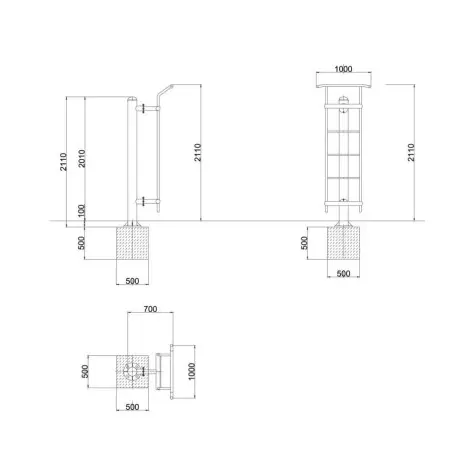 Agrès de callisthénie pour aire de street workout - vue 3