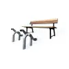 Banc de ville avec pédales pour exercices physiques outdoor
