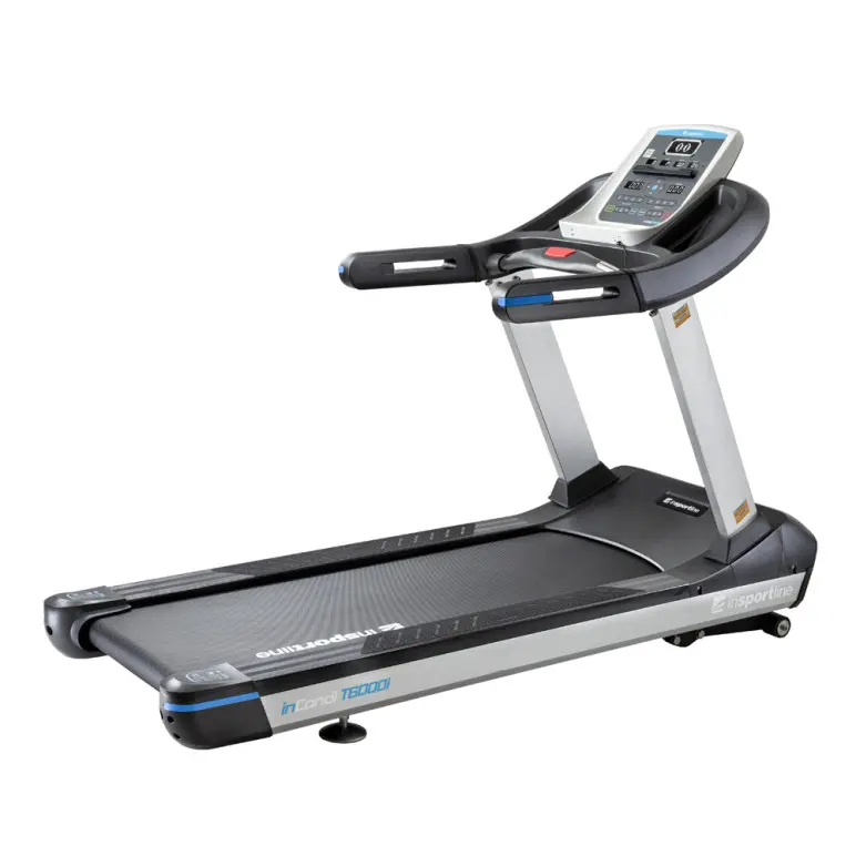 Tapis roulant professionnel pour entrainement cardio avec inclinaison en salle de sport.