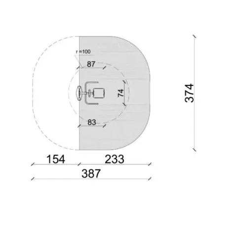 Station de fitness à abdominaux pour parcours sportif - vue 4