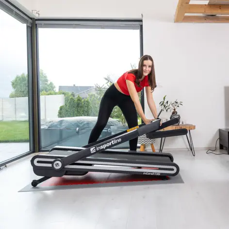 Tapis de course avec vitesse maximale de 16 km/h pour séance de cardio à domicile. - vue 12