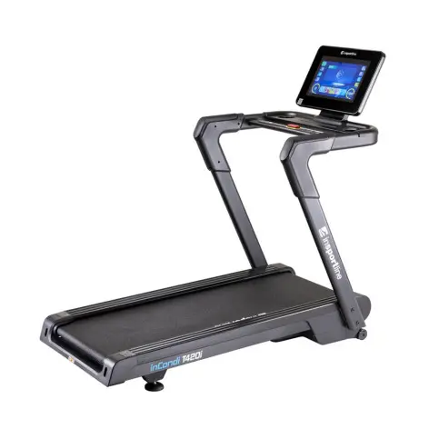 Tapis de course avec vitesse maximale de 18 km/h pour training cardio.