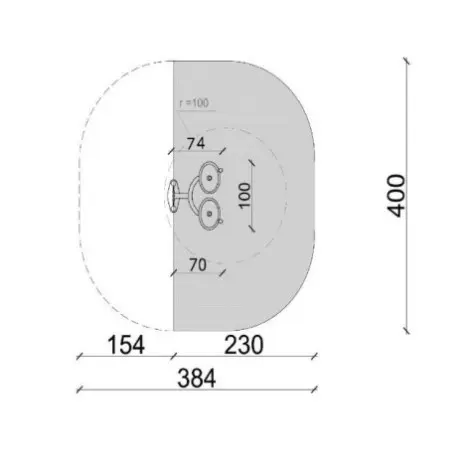 Equipement de sport en plein air roue tai chi - vue 4
