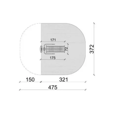 Banc de musculation en plein air pour zone de fitness outdoor - vue 4