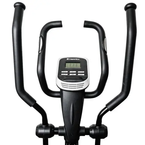 Vélo elliptique pour session de cardio en homegym avec poignées en caoutchouc. - vue 4