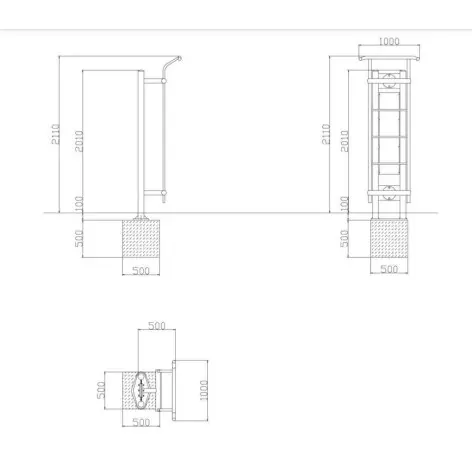 Structure de fitness outdoor pour training en plein air - vue 2