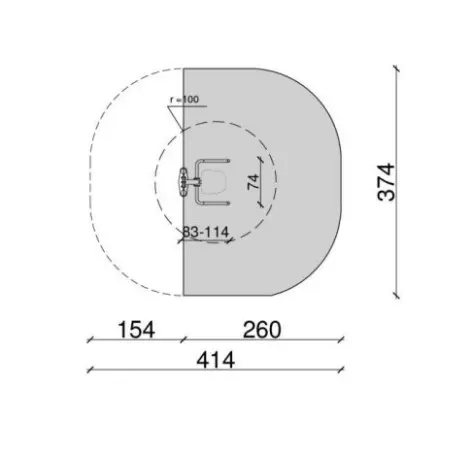 Agrès de musculation et fitness adaptable pour les personnes en fauteuil roulant - vue 4