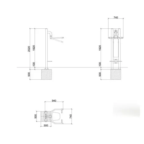 Appareil de fitness en plein air pour personne en situation de handicap - vue 2