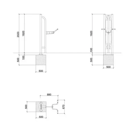 Atelier de musculation en plein air pour mobilité réduite - vue 2