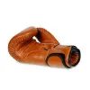 Gants de boxe en cuir marron pour sports de combat. - vue 3