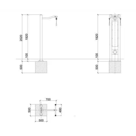 Appareil de fitness en plein air pour personnes invalides - vue 2