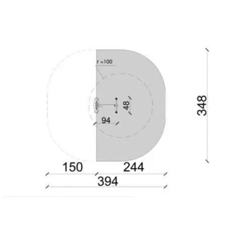 Appareil de fitness en plein air pour personnes invalides - vue 3