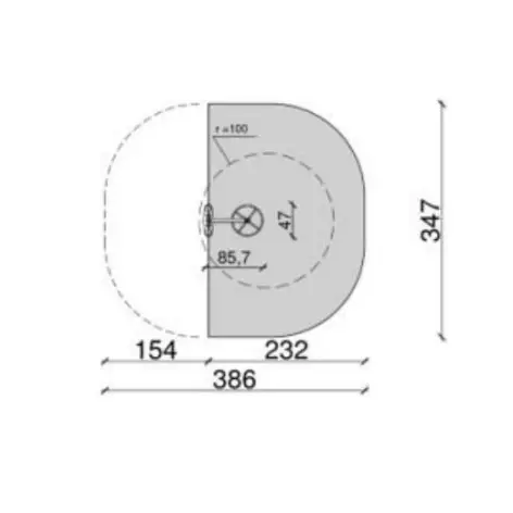 Twister inversé de fitness en plein air pour personnes handicapés - vue 3
