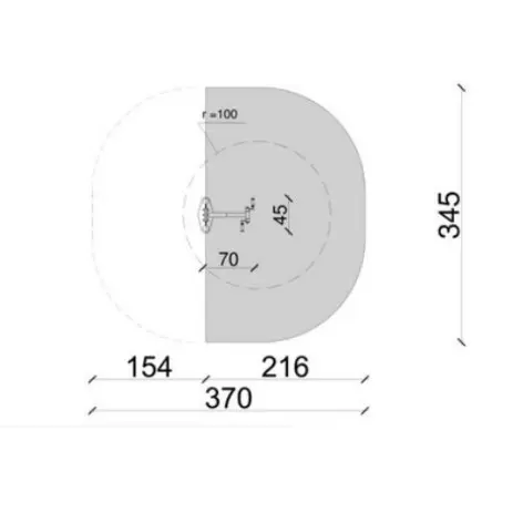 Agrès de fitness en plein air pour mobilité réduite - vue 3