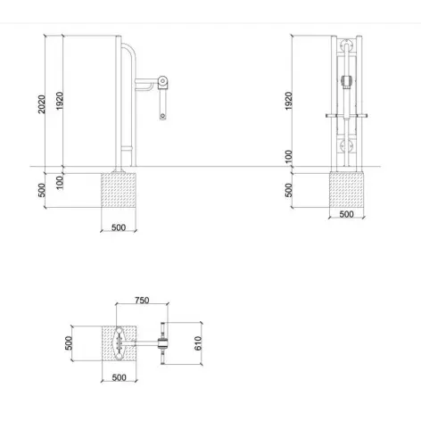 Equipement sportif musculation mobilité réduite - vue 2