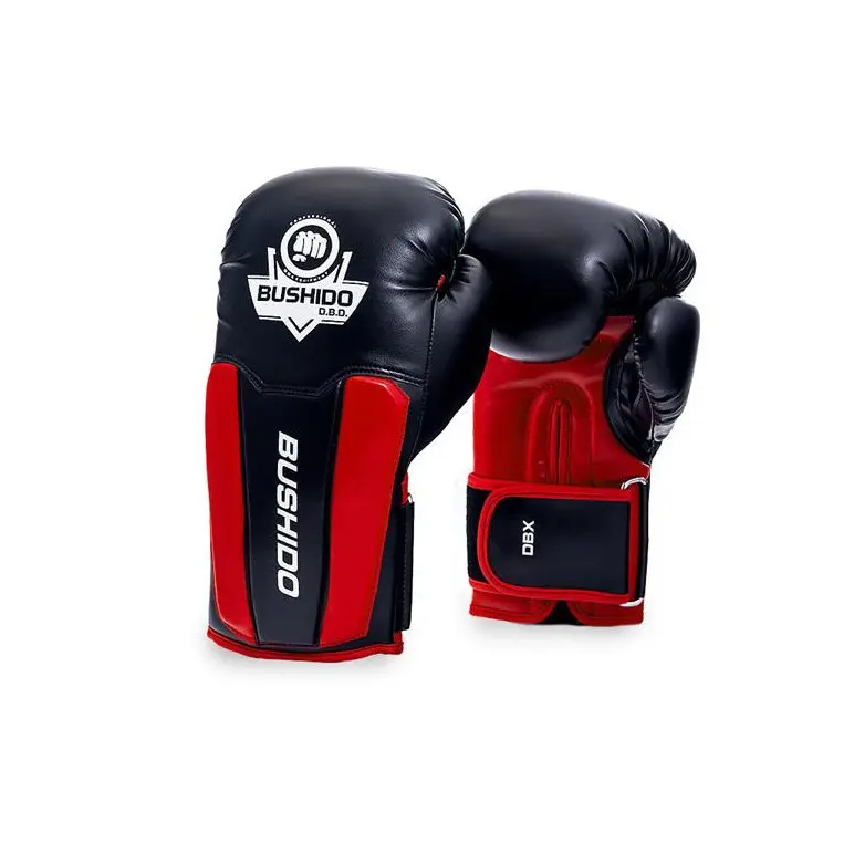 Gants de boxe en cuir synthétique pour sports de combat