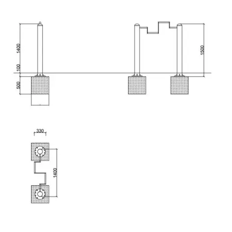 Station de fitness en plein air pour mobilité réduite - vue 3