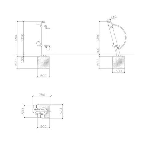 Equipement sportif outdoor pour personnes en chaise roulante - vue 2
