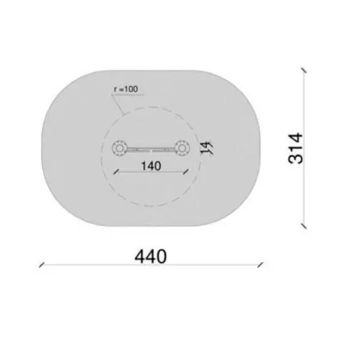 Roue Tai Chi outdoor pour mobilité réduite - vue 3