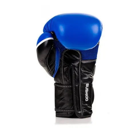 Paire gants de boxe professionnelle bleue - vue 4