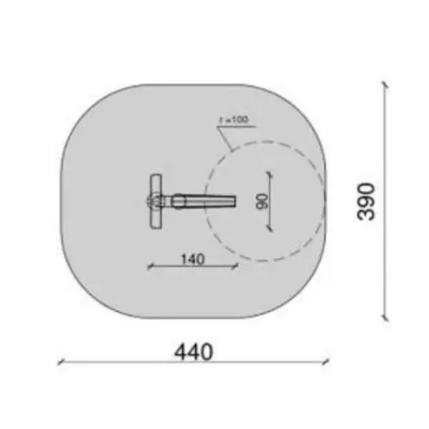 Equipement sportif en plein air "panier de basket" pour handicapés - vue 4