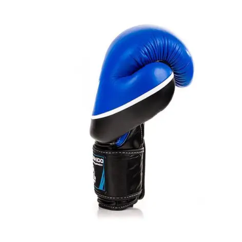 Paire gants de boxe professionnelle bleue - vue 5
