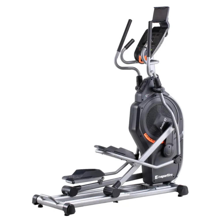 Vélo elliptique avec moniteur de fréquence cardiaque pour sessions de cardio.