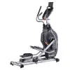 Vélo elliptique avec moniteur de fréquence cardiaque pour sessions de cardio.