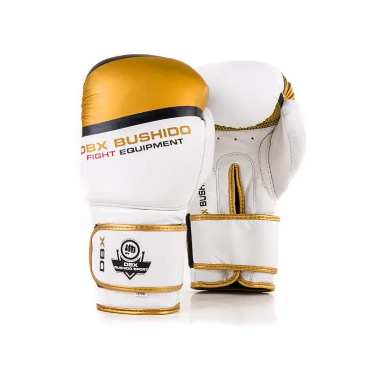 Paire de gants de boxe et sports de combat pro gold