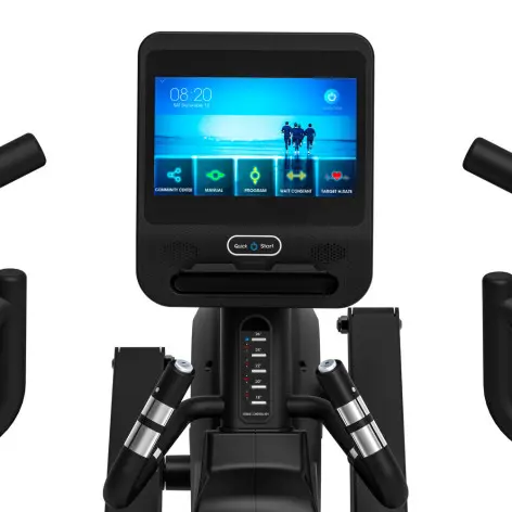 Vélo elliptique pro au design moderne et sportif avec résistance modulable. - vue 4