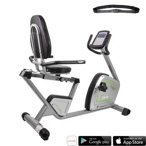 Vélo d'appartement position couchée pour sessions de cardio en salle de sport publique ou privée. - vue 12