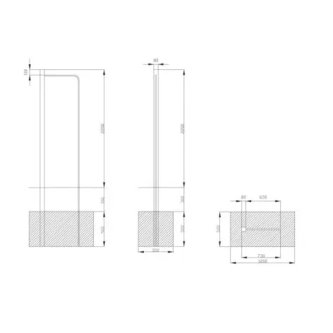Barre droite de callisthénie pour exercice du drapeau - vue 2