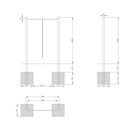 Barre fixe avec corde à grimper pour Street Workout et Callisthénie - vue 2