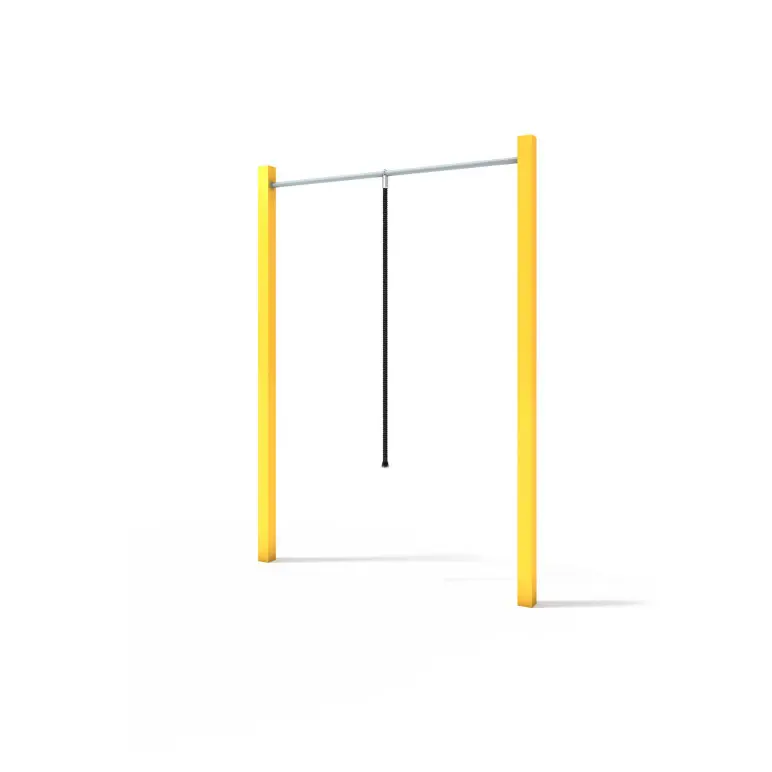 Barre fixe avec corde à grimper pour Street Workout et Callisthénie