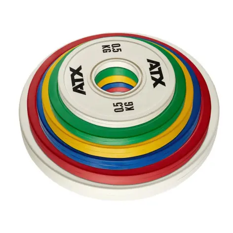 Disques musculations olympiques pas cher avec revêtement en caoutchouc. - vue 2