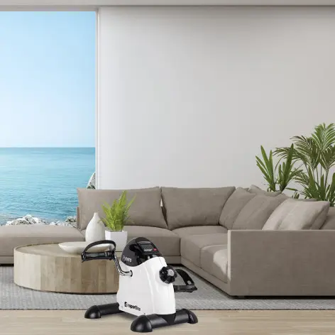 Mini vélo d'appartement avec bouton de réglable manuel. - vue 7