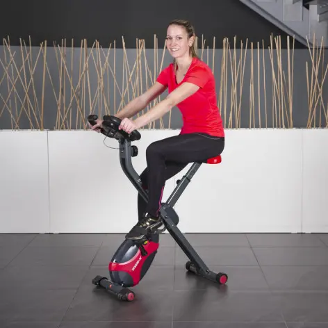 Vélo de fitness pliable avec roues de transport pour training Home-gym. - vue 8