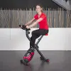 Vélo de fitness pliable avec roues de transport pour training Home-gym. - vue 8