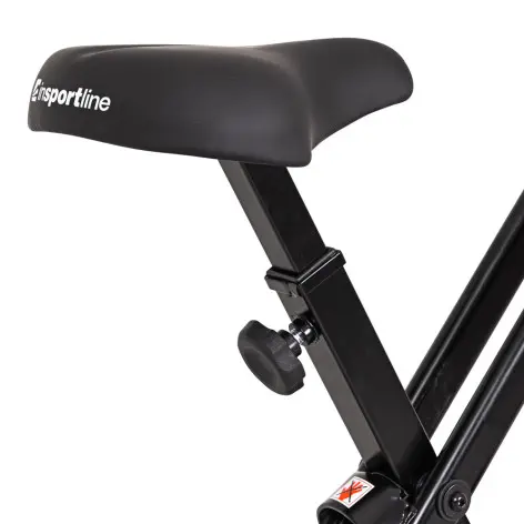 Vélo de fitness ultra compact avec poignées ergonomiques et capteurs de pouls. - vue 9
