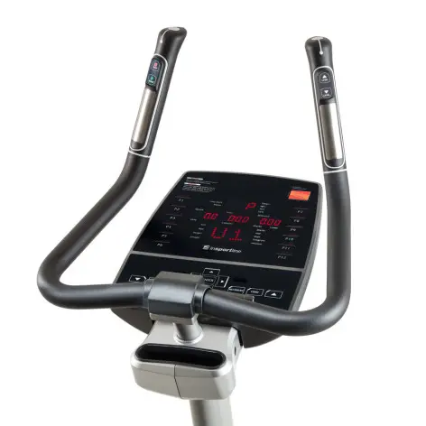 Vélo de cardio professionnel avec poignées de contrôle de la fréquence cardiaque. - vue 5