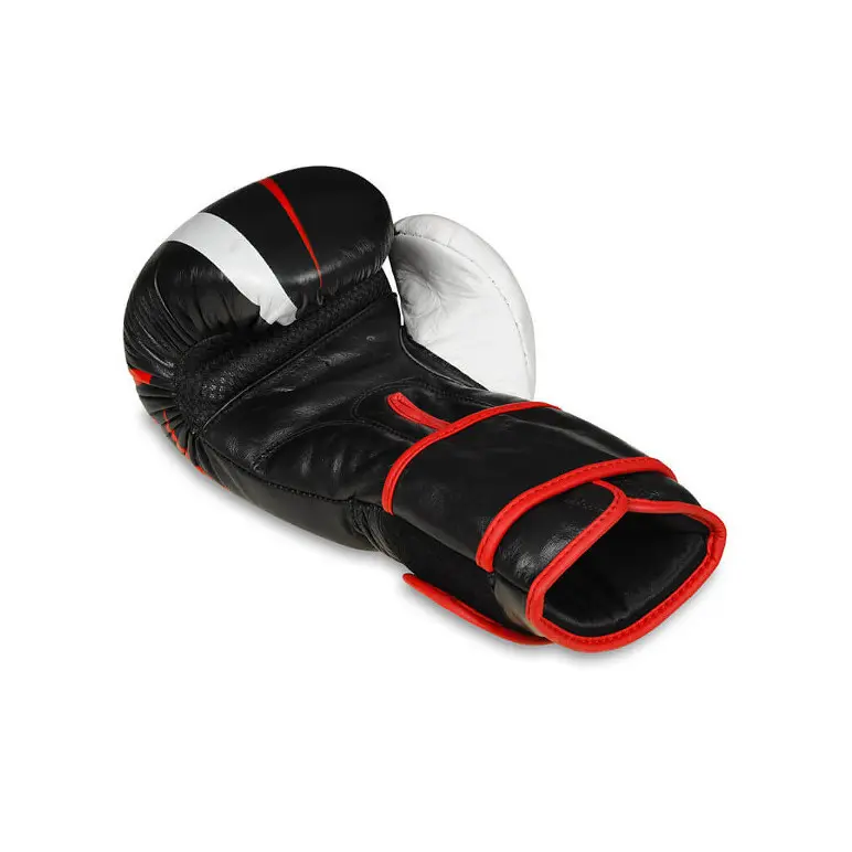 Gants de boxe professionnels en cuir naturel renforcé - vue 1