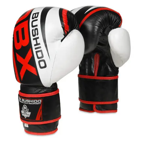 Gants de boxe professionnels en cuir naturel renforcé