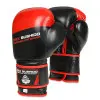 Gants de boxe et sports de combat en cuir rouge