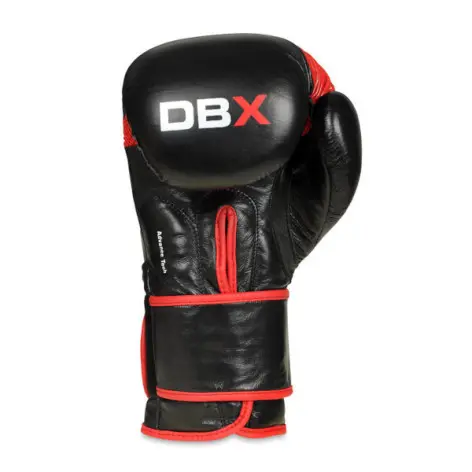 Gants de boxe et sports de combat en cuir rouge - vue 4
