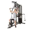 Machine de fitness et musculation à domicile multi-poste avec colonne de poids 91 kg et poulie haute / basse - vue 15