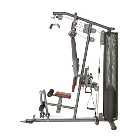 Machine de fitness et musculation à domicile multi-poste avec colonne de poids 91 kg et poulie haute / basse - vue 5