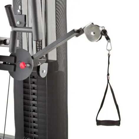 Machine de fitness et musculation à domicile multi-poste avec colonne de poids 91 kg et poulie haute / basse - vue 10