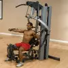 Machine de musculation home-gym multi-poste avec bras convergents et colonne de poids 95 kg - vue 4
